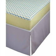 Stork Craft Pattern Play Crib Sheets and Skirt Collection-Sheets:Blue/Green Sheets,Skirt:Gray Crib Skirt
