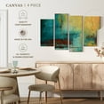 thumbnail image 5 of Elephant Stock Distant Limit Wall Art - Horizontal Multi Panel Canvas - Living Room Wall Decor - Abstract Multi Panel - Turquoise And Teal Decor By Erin Ashley - 84" x 54", 5 of 8
