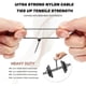 thumbnail image 5 of Self-Locking Nylon Cable Ties 4/6/8/12 Inch 400 Pack - Heavy Duty Black Zip Ties for Organizing Wires, Lights, and Accessories, 5 of 5