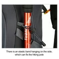 thumbnail image 3 of 60L Camping Backpack with Reflective Strips & Whistle, Water-Resistant & Durable Multi-Pocket Nylon Trekking Bag for Travel Outdoor (Black), 3 of 8