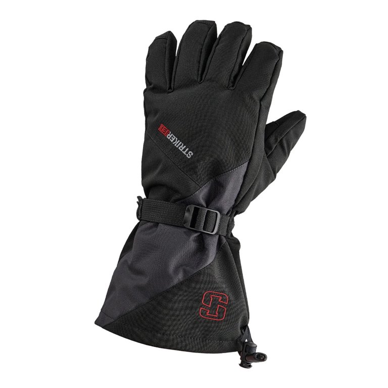 STRIKER ICE Adult Male Predator Fishing Gloves, Color: Black/Gray, Size: XL  (2210506)