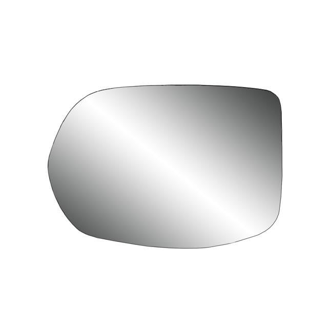 Fit System Driver Side Heated Mirror Glass w/Backing Plate 6 11/16 x 9 1/4 x 9 7/16 Buick Rendezvous 