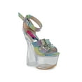 thumbnail image 2 of Golden Bulls Detux-01 Buckle Clear PVC Platfrom Heel in Multi, 2 of 4