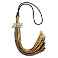 thumbnail image 2 of Black/Gold Mixed Color Graduation Tassel with Gold Date Drop, 2 of 2
