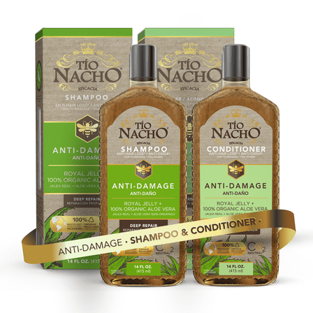 Tio Nacho Anti Damage Royal Jelly & Aloe Vera Deep Repair Shampoo   Conditioner Set