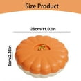 Clearance!Pkjas Pumpkin Divided Fruit Tray Candy And Dried Fruit Box