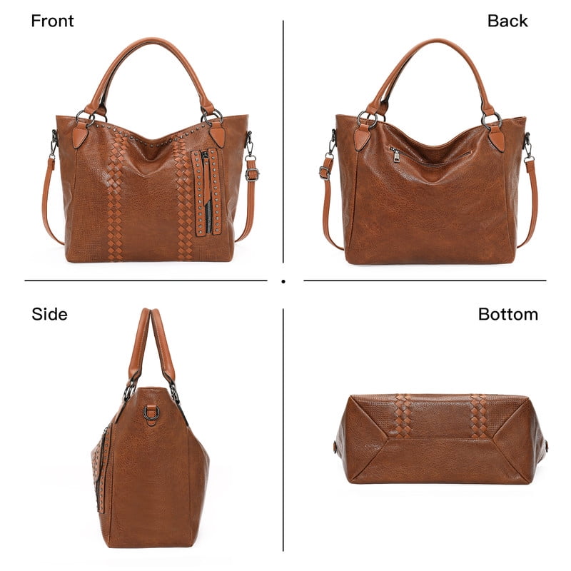 FALAN MULE Crossbody Bags for Women Trendy Vegan Leather Hobo Handbags With Adjustable Strap Shoulder Bucket Bags