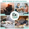 thumbnail image 7 of Uxcell Cat Backpack Carrier, Large Space & Breathable, Pet Hiking Travel Backpack for Cats or Small Dogs Puppies, Intended for Hiking / Camping / Traveling (Mint Green, 13"x11"x15"), 7 of 7