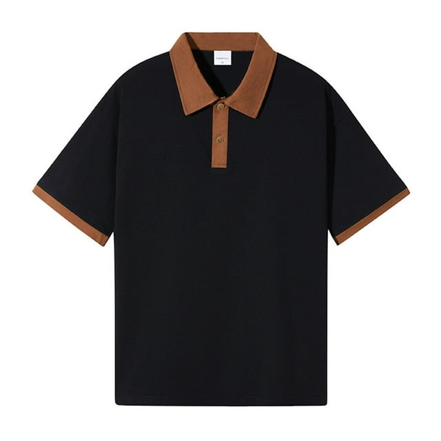 Timegard Womens Tops Short Sleeve Color Block Button up Collared Shirt Summer Dressy Casual Loose Tops