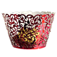 thumbnail image 1 of 100 envoltorios para cupcakes, papel artístico para hornear pasteles, filigrana, encaje de enredadera pequeño, corte láser, molde para hornear, 1 of 5
