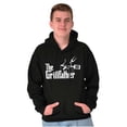 thumbnail image 3 of Funny Family The Grill Father Joke Men's Big & Tall Graphic Hoodie Brisco Brands 2X, 3 of 6