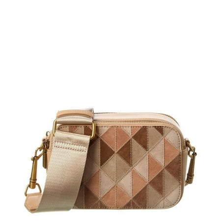 Image of Dolce Vita Patchwork Leather Camera Bag Brown
