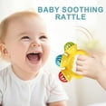 thumbnail image 3 of Baby Rattles 0-6 Months, Baby Rattles Shaker, Hand Grab Sensory Shaker, Christmas Toys for Babies 6-12 Months, Sensory Toys for 0 3 6 9 12 Months Newborn Toys Stocking Stuffers (Blue), 3 of 5