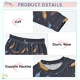 thumbnail image 4 of Dailycode Cotton Pajama Set Snug Fit Long Sleeve Top and Pants for 18M-8Y Falling Feathers, 4 of 7