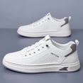 thumbnail image 4 of Men Slip‑On Elastic Lace Casual Board Shoes, 4 of 5