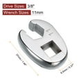 thumbnail image 2 of Uxcell Drive Crowfoot Wrench 3/8" Drive 11mm Metric Flare Nut Crowfoot Wrench, 2 of 7
