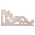 thumbnail image 5 of 8Pcs Left+Right(Each 4Pcs) Vintage Wooden Carved Corner Onlay Furniture Wall Decor Unpainted Frame Applique, 5 of 8