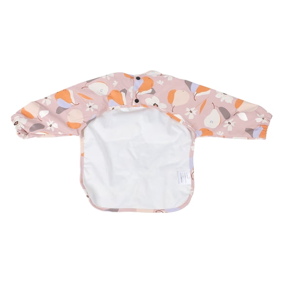 Babero con mangas impermeables para niones de 6 a 12 meses, pu loave de manga entera un prío de desorden con diseño de vestido inverso, tamamo Ajustable, liviano y portátil,