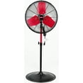 thumbnail image 4 of Hyper Tough 20" 3-Speed Commercial & Industrial High Velocity Oscillating Red & Black Pedestal Fan, 4 of 10