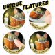 thumbnail image 5 of (Mussel Reading Book) Mussel Reading Book, Wall Decor Sticker Decal, Children's Room, Classroom, Home, Bedroom, Bookshelf, Book Lover, 5 of 5