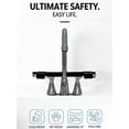 thumbnail image 3 of Rewenti Double Sink Faucet Handle Lock Kitchen and Bathroom Plug with Central Pipe Fixed, 3 of 5