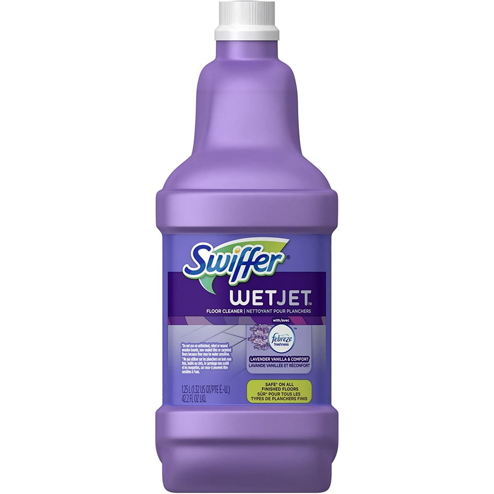 Swiffer Wet Jet Floor Cleaner Solution Refill, Lavender Vanilla