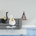 thumbnail image 2 of estatua de cisne,Estatuas y figuritas de cisne de cerámica modernas Esculturas,Escultura de animales Decoración centro de mesa,Escultura de velero,Estatua de velero Decoración de velero, 2 of 8