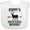 AA-White, variant on Inktastic Pappys Hunting Buddy Bow Hunter Boys or Girls Baby Bib