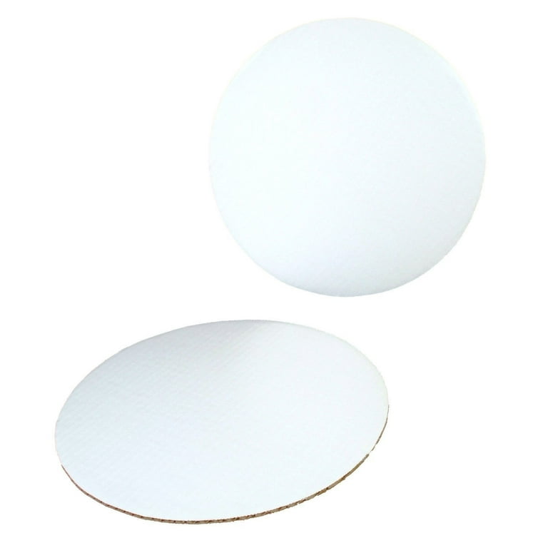 Bright White Cake Circles, 6 Bright White Cake Circles, 6