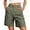 Army Green, variant on TQWQT Army Green Shorts Women Dressy Casual Bermuda Shorts Knee Length High Waisted Trendy Summer Camo Shorts with 6 Pockets Army Green L