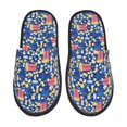 thumbnail image 1 of Balery Cute Popcorn Pantuflas de Casa de Felpa Silenciosas con Diseño Estampado, Zapatillas Cómodas Antideslizantes de Algodón para Interior-Medium, 1 of 8