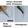 thumbnail image 4 of CPDD Tools | Splinter Tweezers | Tweeze Splinters Out Easily | Splinter Remover Kit | Splinter Removal Tweezers with Finely-Honed Tips | Fine Point Tweezers with Keychain (Blister pack in paper box), 4 of 7