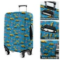 thumbnail image 5 of Cartoon Construction Vehicles Road Cones Luggage Cover Fashion Suitcase Cover Baggage Covers Fit 25-28 Inch Luggage (Go Travel), 5 of 5