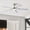 Nickel, variant on Bestco 52" Ceiling Fan with Light and Remote 5 Blades 6 Speeds 3 Color Temperatures, Reversible Airflow, Remote Control for Bedroom Living Room, Walnut