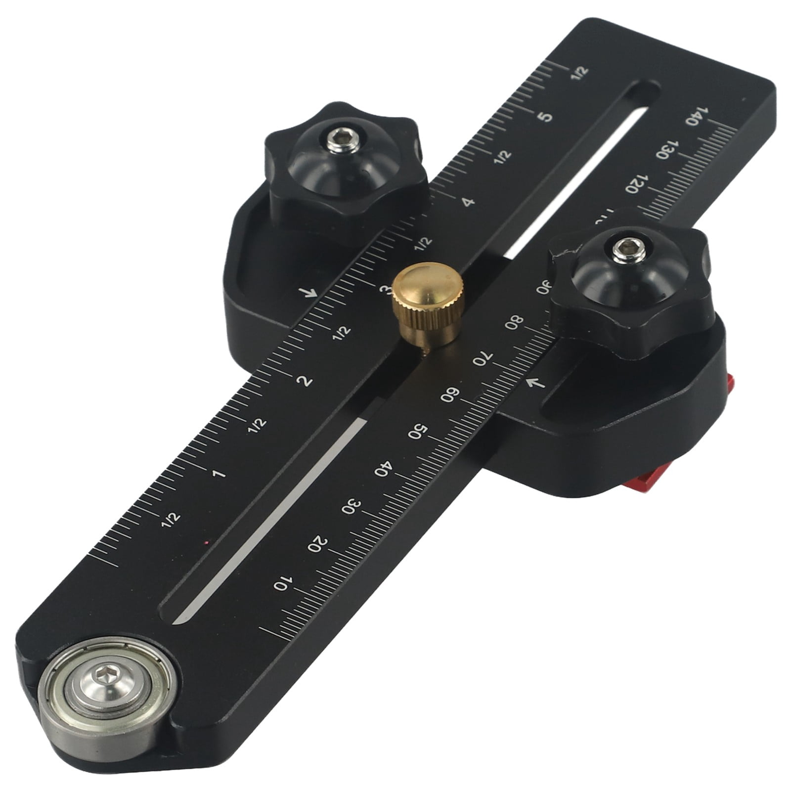 Flexible Black Thin Rip Jig Table Saw Guide Fence for Precise Woodworking