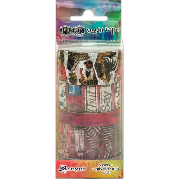 Dyan Reaveley's Dylusions Washi Tape Set-Set #1-5 Rolls