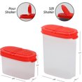 thumbnail image 2 of Signora Ware Spice Jars with Shaker Lids Refillable Seasoning Containers, 4-Pack Red, 2 of 5