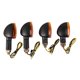thumbnail image 1 of Universal 12v Motorcycle Turn Signal Indicator Light Front Back Flashing Halogen Light Blinker Flas, 1 of 5