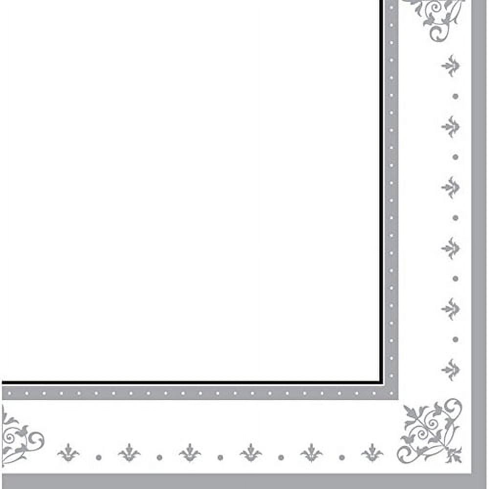 25th Anniversary 'Stafford Silver' Small Napkins (36ct)