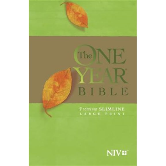 Pre-Owned NIV One Year Bible Premium Slimline Large Print Edition, The Paperback