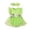 F21 Green, variant on Curuila Toddler Girls Romper With Headbands Floral Dress Crew Neck Fly Sleeve Fashion Soft Bodysuits Pink Size 12-18 Months