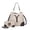 CB Ivory/Brown, variant on MKF Collection Callise Vegan Leather Women's Bucket Bag & Wristlet Wallet 2-Piece Set by Mia K. - Coffee Cognac