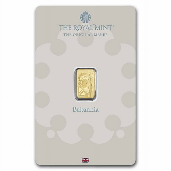 1 gram Gold Bar - The Royal Mint Britannia