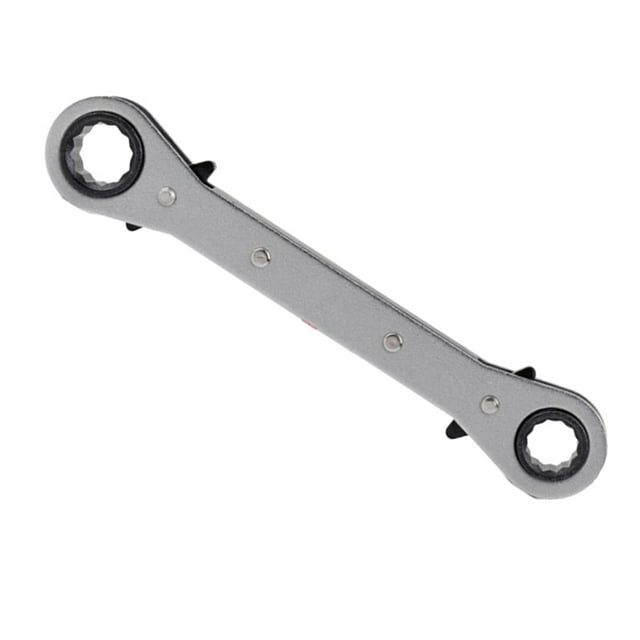 Steel Flat Ratchet Spanners Double Box Wrench Repair Tools 19-22mm