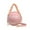 Pink/White, variant on Crossbody Bags for Women Shoulder Bag Personalized Round Ball Female Bag Chain Football Bag All-Match Satchel Small Bag White