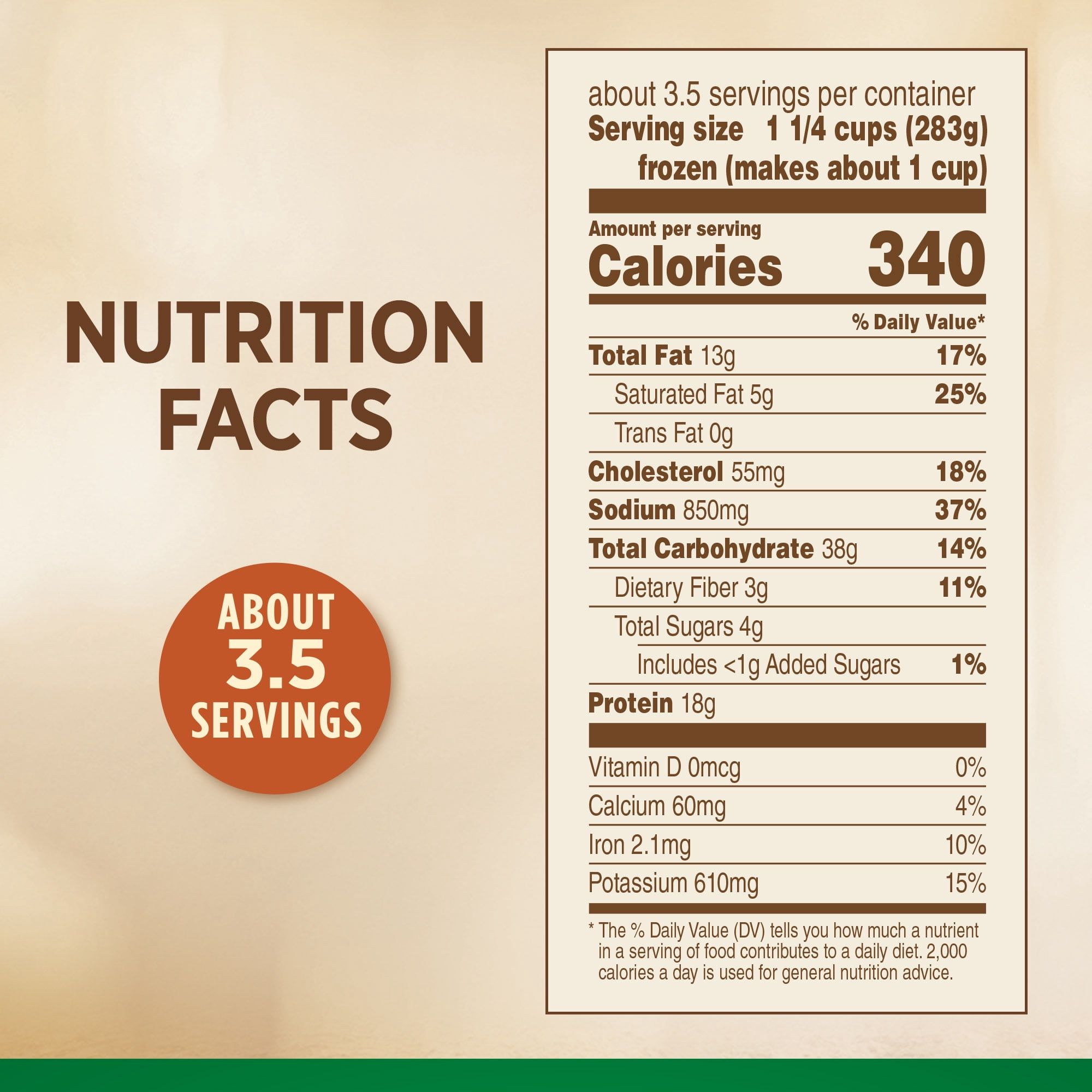 Marie Callender's Garlic Chicken Pasta, Family Size, Frozen Meal, 36 oz.