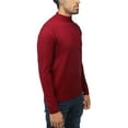 thumbnail image 3 of X RAY JEANS Mens Mock Neck Sweater Pullover, Oxblood, M, 3 of 5