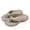 Khaki, variant on Unisex Thong Flip Flops Eva Thick Sole Non Slip Indoor Outdoor Beach Home Spring Summer Lightweight Comfortable Shoes,Black