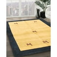 thumbnail image 3 of Ahgly Company Machine Washable Indoor Rectangle Contemporary Yellow Area Rugs, 3' x 5', 3 of 7