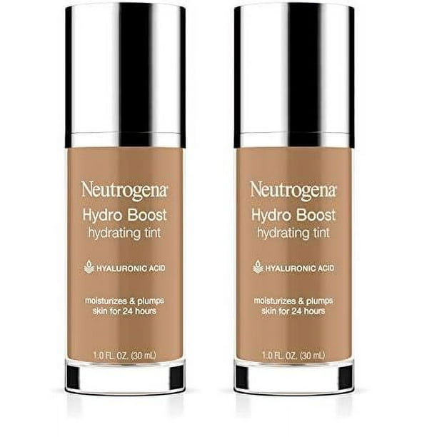 Base de maquillaje líquida Neutrogena Hydro Boost 105 Caramel 30 ml x2